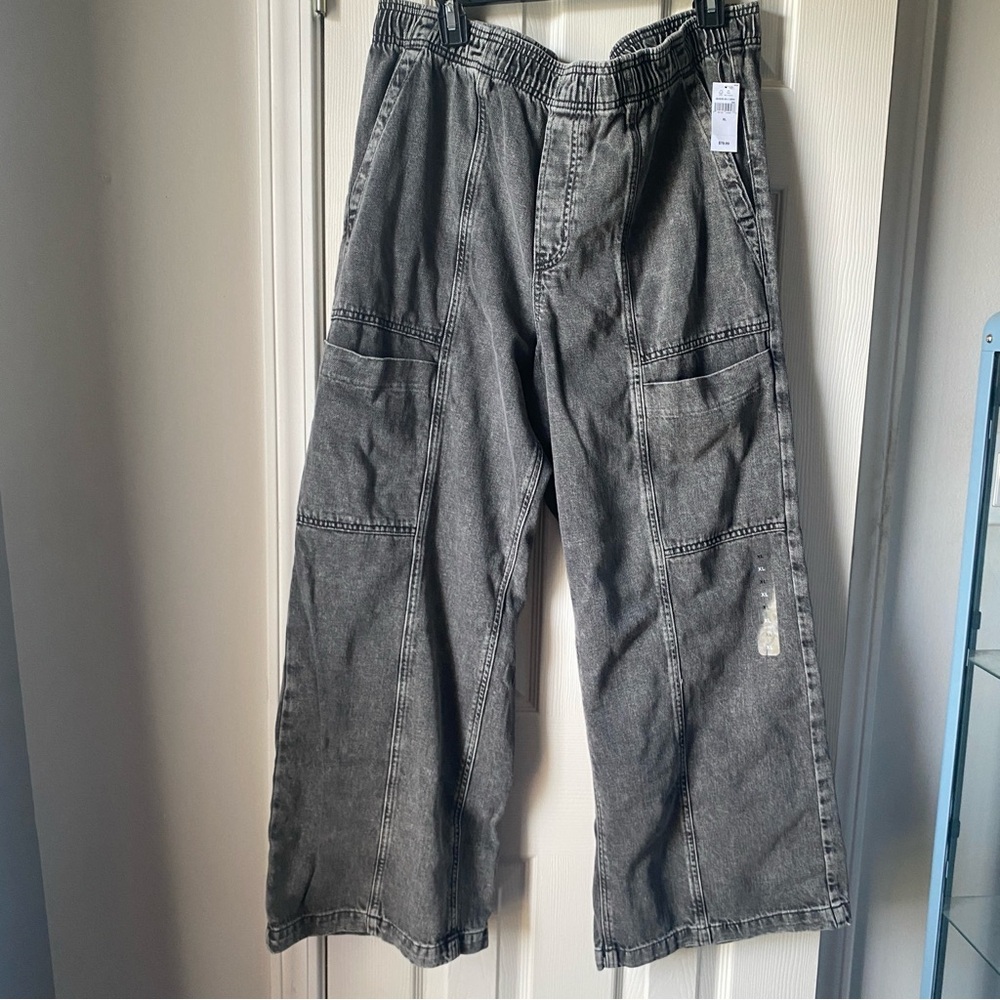 GAP Women's Wide Leg High Rise Jeans